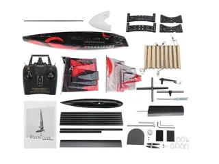 Радиоуправляемая парусная лодка яхта Volantex RC HURRICANE 1M 2.4G 2ch RTR — фото 9