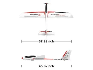 Радиоуправляемый планер Volantex RC PhoenixS 1600мм Brushless 2.4G 4ch LiPo RTF with Gyro — фото 12