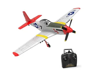 Самолет Volantex RC P51D 750мм Brushless 2.4G 4ch LiPo RTF with Gyro