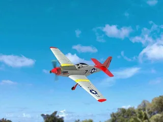 Радиоуправляемый самолет Volantex RC P51D 750мм Brushless 2.4G 4ch LiPo RTF with Gyro — фото 6
