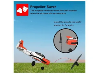 Радиоуправляемый самолет Volantex RC T28 400мм 2.4G 4ch LiPo RTF with Gyro — фото 10