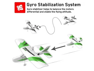 Радиоуправляемый самолет Volantex RC Trainstar Micro 200мм 2.4G 2ch LiPo RTF with Gyro — фото 2