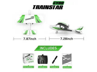 Радиоуправляемый самолет Volantex RC Trainstar Micro 200мм 2.4G 2ch LiPo RTF with Gyro — фото 7