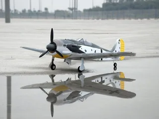 Самолет Top RC FW190 1200мм (закрылки, шасси) 2.4G 6-ch LiPo RTF top002C