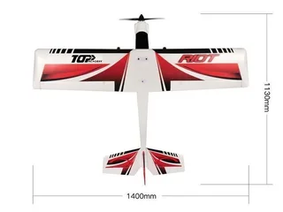 Радиоуправляемый самолет Top RC Riot 1400мм 2.4G 4-ch LiPo RTF top049C — фото 16