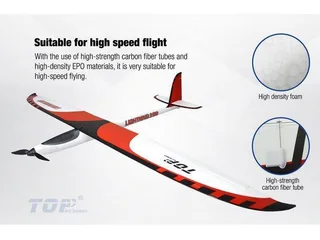 Радиоуправляемый планер Top RC Lightning 2100 (Propeller Power System) 2100мм 2.4G 4-ch LiPo RTF top090C — фото 9