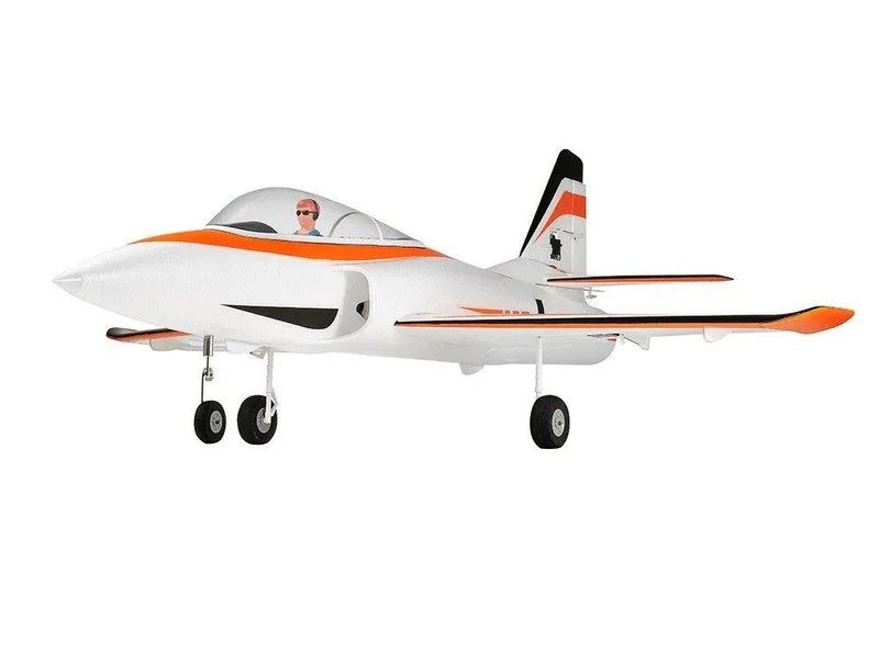 Радиоуправляемый самолет Top RC Jet Star Pro оранжевый 800мм импеллер 64мм 2.4G 4-ch LiPo RTF top089C