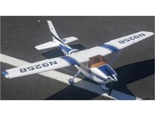 Самолет Top RC Cessna 182 синяя 1410мм 2.4G 6-ch LiPo RTF top095C