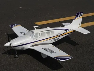 Самолет Top RC ST Beechcraft Bonanza A36 фиолетовый 1280мм (шасси) PNP top086B