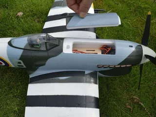 Радиоуправляемый самолет Top RC Tempest 800мм 2.4G 4-ch LiPo RTF top028C — фото 10