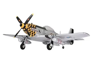 Самолет Top RC P-51D 750мм желтый 2.4G 4-ch LiPo RTF top017C