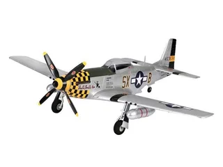 Радиоуправляемый самолет Top RC P-51D 750мм желтый 2.4G 4-ch LiPo RTF top017C — фото 2
