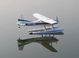 Радиоуправляемый самолет Top RC Cessna 1.5m C185 PRO на поплавках KIT top065A — фото 7
