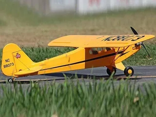 Самолет Top RC J3 желтый 1400мм KIT top066A