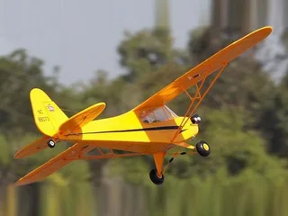 Радиоуправляемый самолет Top RC J3 желтый 1400мм KIT top066A — фото 11