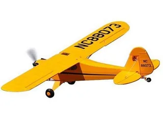 Радиоуправляемый самолет Top RC J3 желтый 1400мм KIT top066A — фото 4