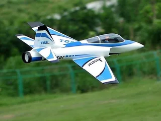 Р/У самолет Top RC Jet Star голубой 800 мм импеллер 65мм top029B PNP