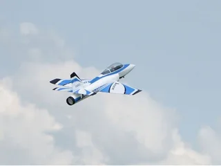 Р/У самолет Top RC Jet Star голубой 800 мм импеллер 65мм top029B PNP — фото 3