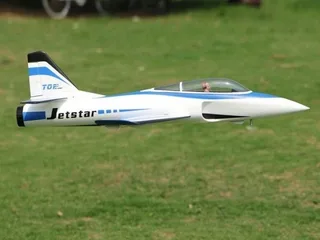 Р/У самолет Top RC Jet Star голубой 800 мм импеллер 65мм top029B PNP — фото 4