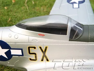 Радиоуправляемый самолет Top RC P-51D Pro желтый 750мм flight controller PNP top017D — фото 11