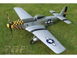 Радиоуправляемый самолет Top RC P-51D Pro желтый 750мм flight controller PNP top017D — фото 5