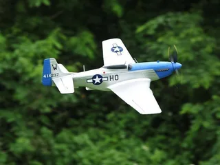 Самолет Top RC P-51D Pro синий 750мм flight controller PNP top018D