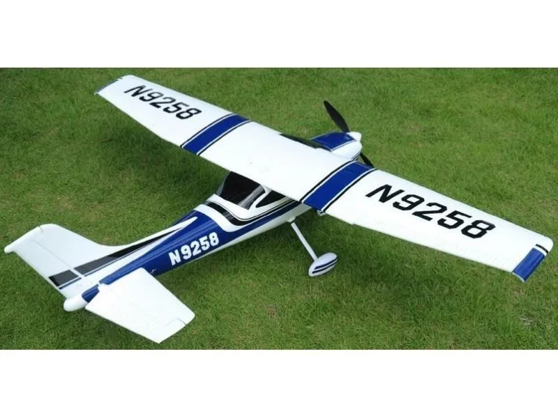Радиоуправляемый самолет Top RC Cessna 182 500 class синяя 1410мм KIT top057A