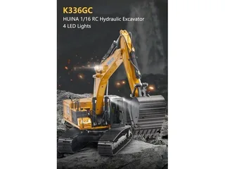 Радиоуправляемый экскаватор с гидравлической системой HUI NA TOYS 2.4G 22CH 1/16 RTR HNK336GC — фото 12