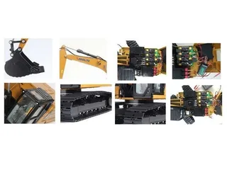 Радиоуправляемый экскаватор с гидравлической системой HUI NA TOYS 2.4G 22CH 1/16 RTR HNK336GC — фото 9