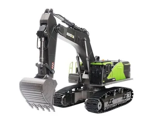Экскаватор HUI NA TOYS 2.4G 22CH 1/14, зеленый RTR HN1593