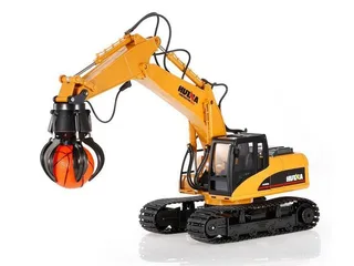 Радиоуправляемый экскаватор c шаровым захватом HUI NA TOYS 2.4G 16CH 1/14 RTR HN1571 — фото 9
