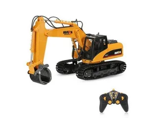Радиоуправляемый экскаватор c погрузчиком бревен HUI NA TOYS 2.4G 16CH 1/14 RTR HN1570 — фото 14