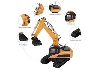 Радиоуправляемый экскаватор HUI NA TOYS 2.4G 15CH 1/16 RTR HN1350 — фото 13