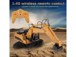 Радиоуправляемый экскаватор HUI NA TOYS 2.4G 15CH 1/16 RTR HN1350 — фото 17