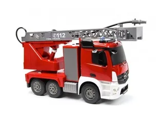 Р/У пожарная машина Double Eagle Mercedes-Benz Antos, брызгает водой 1:20 E527-003 — фото 2
