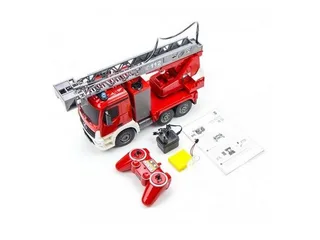 Р/У пожарная машина Double Eagle Mercedes-Benz Antos, брызгает водой 1:20 E527-003 — фото 6
