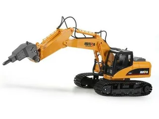 Радиоуправляемый экскаватор c отбойным молотом HUI NA TOYS 2.4G 16CH 1/14 RTR HN1560 — фото 4