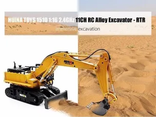 Радиоуправляемый экскаватор HUI NA TOYS 2.4G 11CH 1/16 RTR HN1510 — фото 10