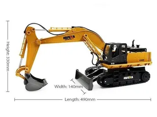 Радиоуправляемый экскаватор HUI NA TOYS 2.4G 11CH 1/16 RTR HN1510 — фото 11