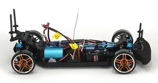 Радиоуправляемый машина для дрифта HSP Flying Fish 1 - 1:10 4WD - 94123PRO-GTR (Кузов Nissan GTR R35) — фото 10