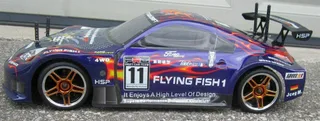 Радиоуправляемый машина для дрифта HSP Flying Fish 1 - 1:10 4WD - 94123PRO-GTR (Кузов Nissan GTR R35) — фото 14