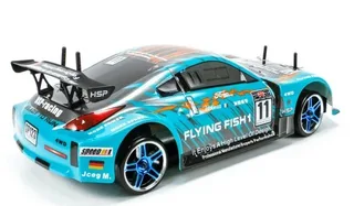 Радиоуправляемый машина для дрифта HSP Flying Fish 1 - 1:10 4WD - 94123PRO-GTR (Кузов Nissan GTR R35) — фото 15