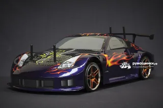 Радиоуправляемая машинка для дрифта HSP Flying Fish 1 - 1:10 4WD Кузов Nissan 350Z — фото 11