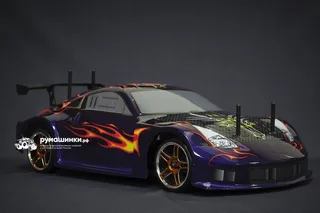 Радиоуправляемая машинка для дрифта HSP Flying Fish 1 - 1:10 4WD Кузов Nissan 350Z — фото 15