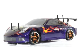 Радиоуправляемая машинка для дрифта HSP Flying Fish 1 - 1:10 4WD Кузов Nissan 350Z — фото 3