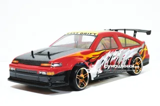 Радиоуправляемый машина для дрифта HSP Flying Fish 1 - 1:10 4WD - 94123-12318 Toyota Trueno AE86 Хачироку — фото 8