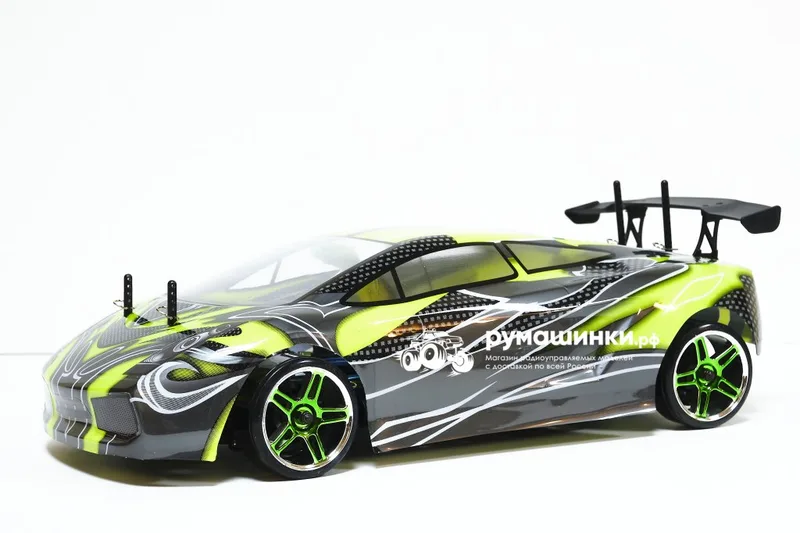 Радиоуправляемый модель для дрифта HSP Flying Fish 1 - 1:10 4WD - 94123-10030-2 кузов Lamborghini gallardo