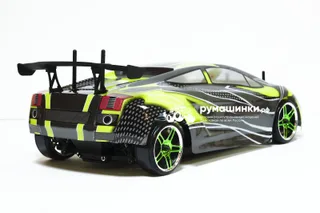 Радиоуправляемый модель для дрифта HSP Flying Fish 1 - 1:10 4WD - 94123-10030-2 кузов Lamborghini gallardo — фото 6