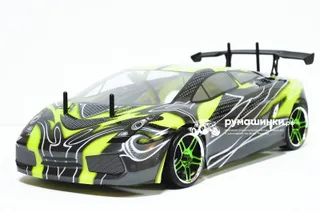 Радиоуправляемый модель для дрифта HSP Flying Fish 1 - 1:10 4WD - 94123-10030-2 кузов Lamborghini gallardo — фото 8