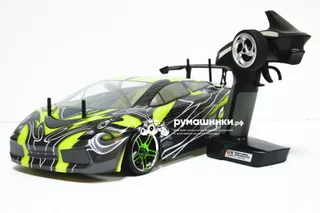 Радиоуправляемый модель для дрифта HSP Flying Fish 1 - 1:10 4WD - 94123-10030-2 кузов Lamborghini gallardo — фото 9